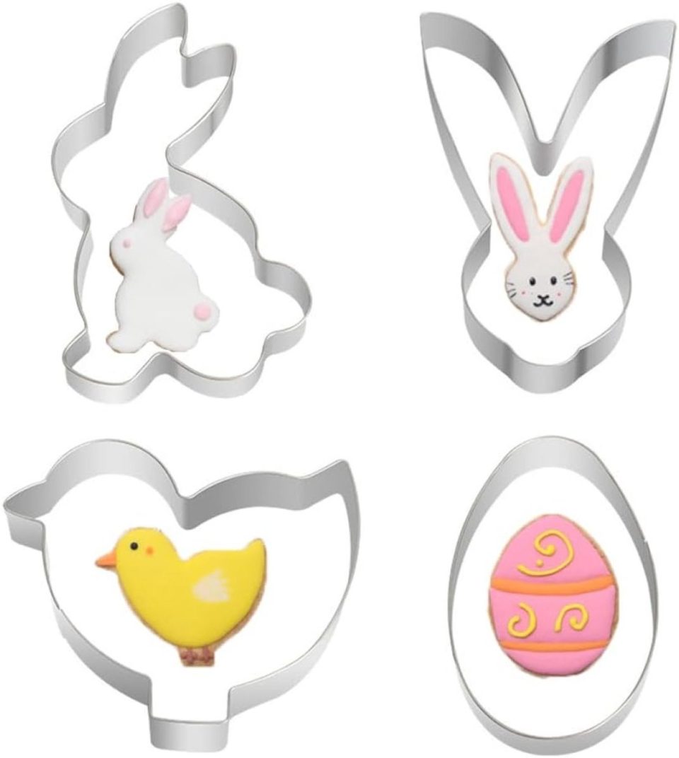 Qttvbtna uitsteekvormpjes Set Cookie Cutter (4 stuks)