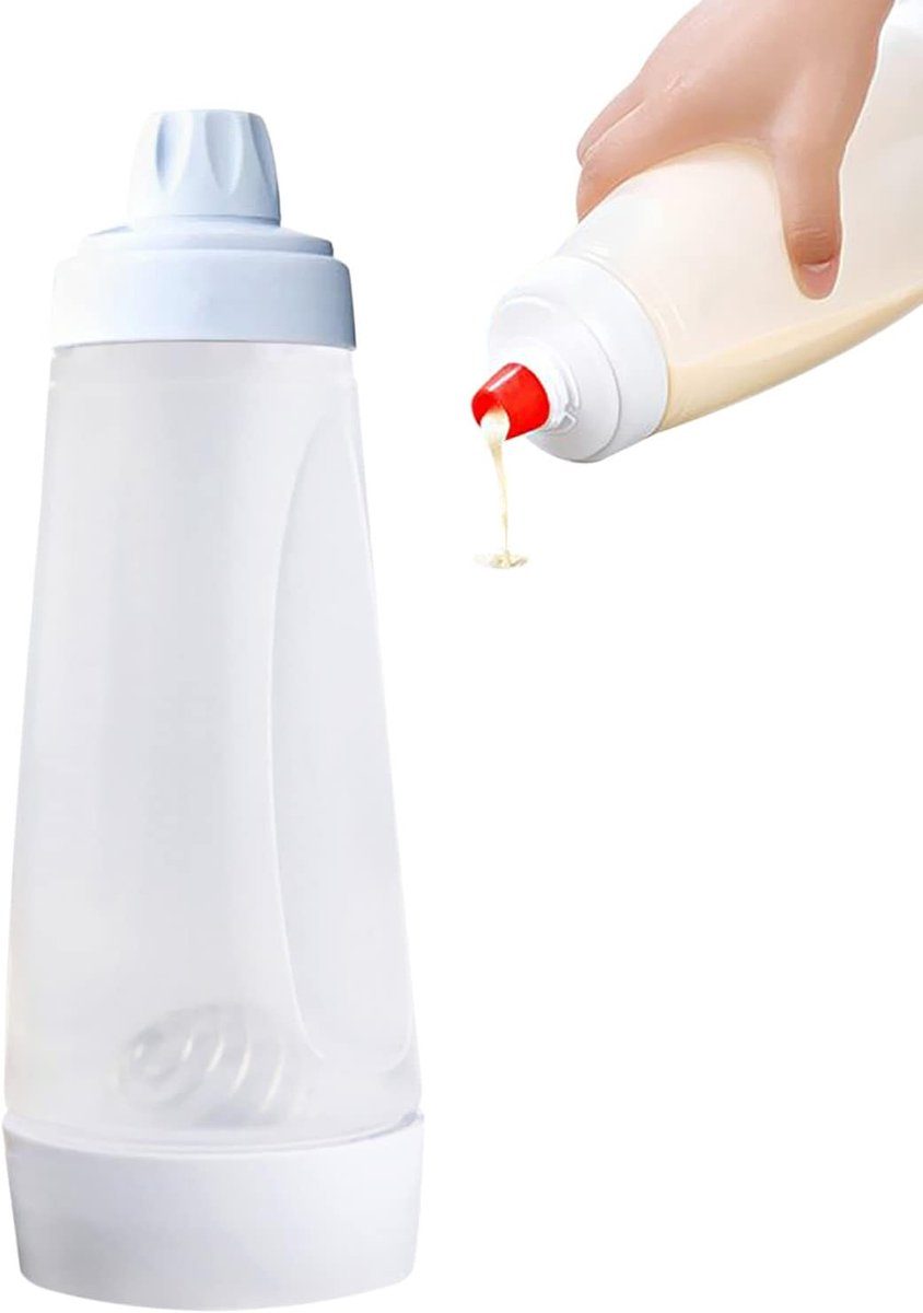 Famanu Handmatige Deegmengfles met Mengbal 1000 ml