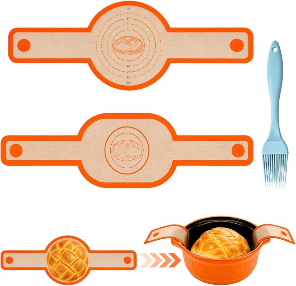 Henhiio bakmat Siliconen brood voor Dutch Oven (2 stuks)