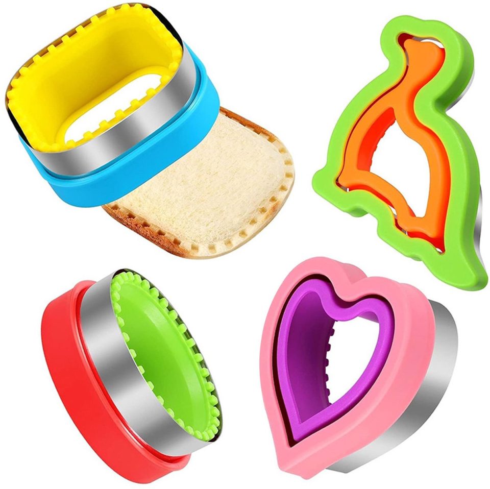 Qttvbtna Sandwich Cutter en Sealer Set (4 stuks)