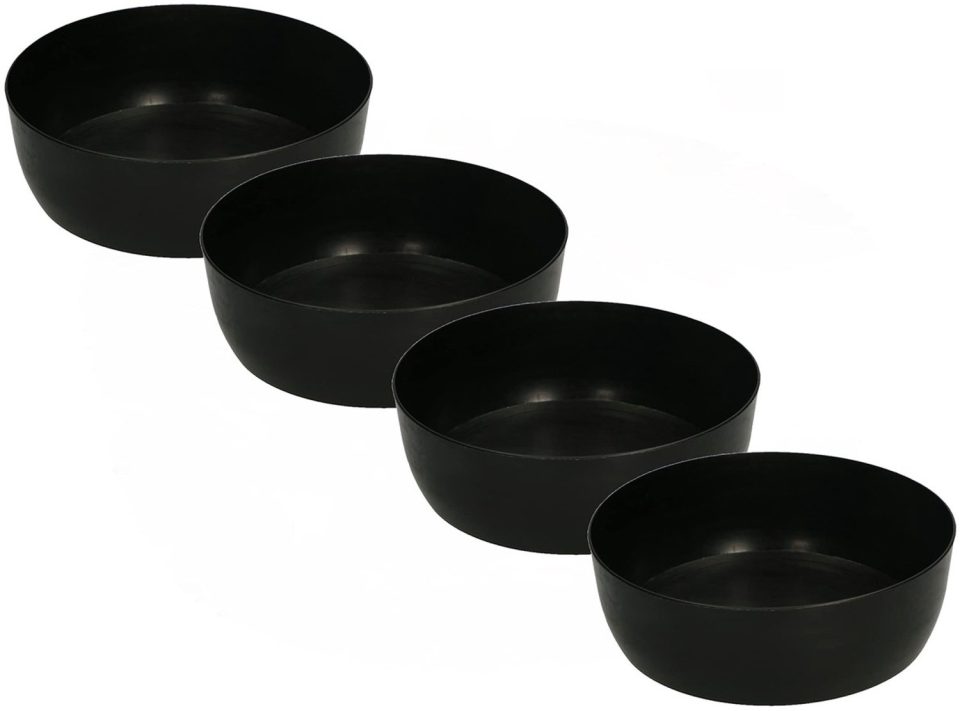 Duraxl Mengkom Set van 4 Rubber Flexibel 0,5 l