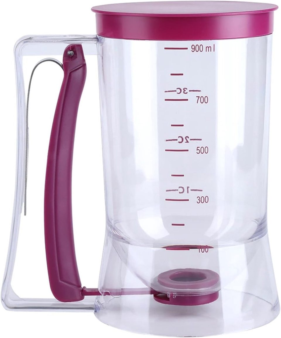 Famanu Beslagscheider Cup met Schaal beslagdispenser voor cupcakes