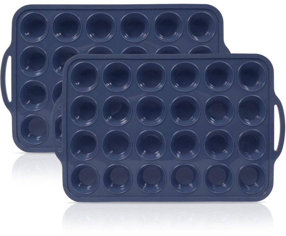 Duraxl muffinvorm Mini Siliconen Grijs (24 stuks)