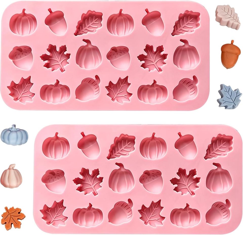 Skiehan herfst siliconen chocoladevormen (2 stuks)