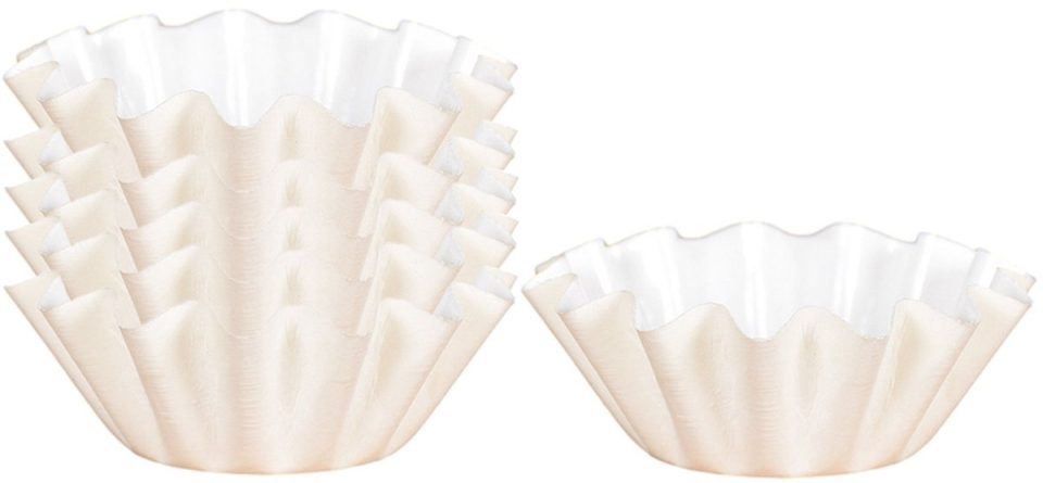 Qttvbtna cupcakevormpjes wit (100 stuks)