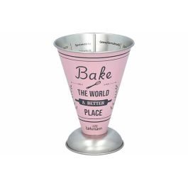 Birkmann maatbeker Silk Rose diameter tinplate 11 cm