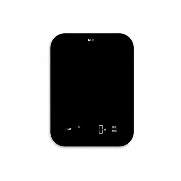 ADE Digitale Keukenweegschaal Louisa Zwart Incl. Usb-C Laadkabel 15X20,5 cm