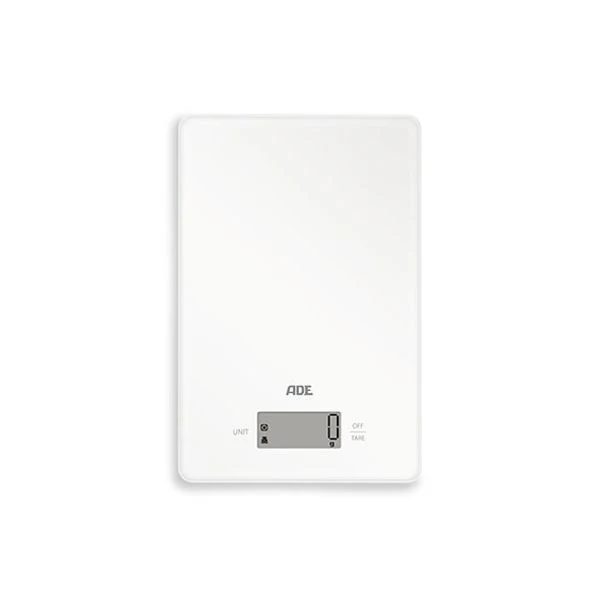 ADE Digitale Keukenweegschaal Julia Wit Incl. 2X Aaa 23X15 cm