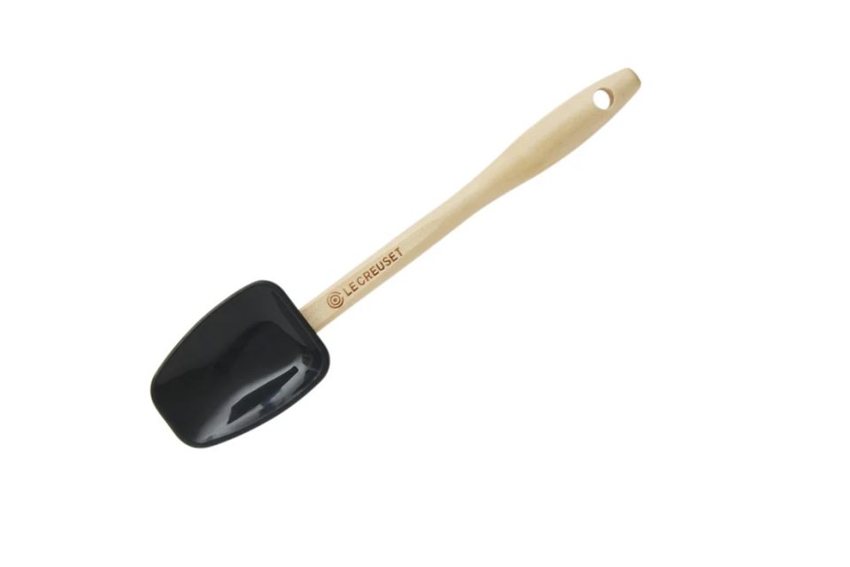 Le Creuset Silicone mini lepelspatel in Ebbenzwart 17,5 cm