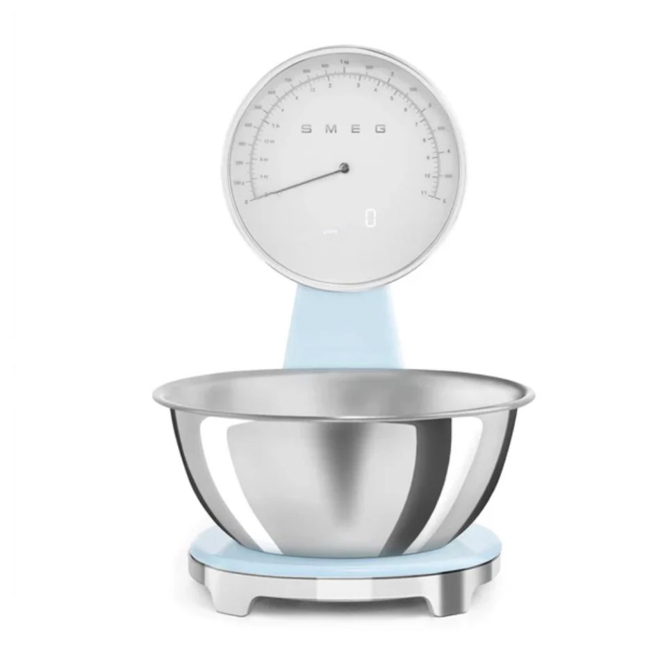 Smeg KSF01PBWW Keukenweegschaal analoog/digitaal