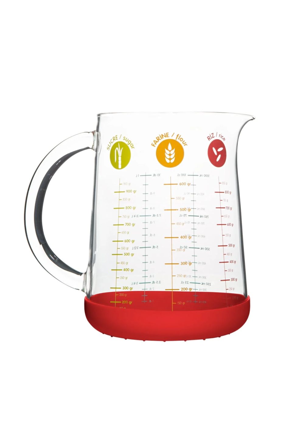 Pebbly Maatbeker Gehard glas 1 l
