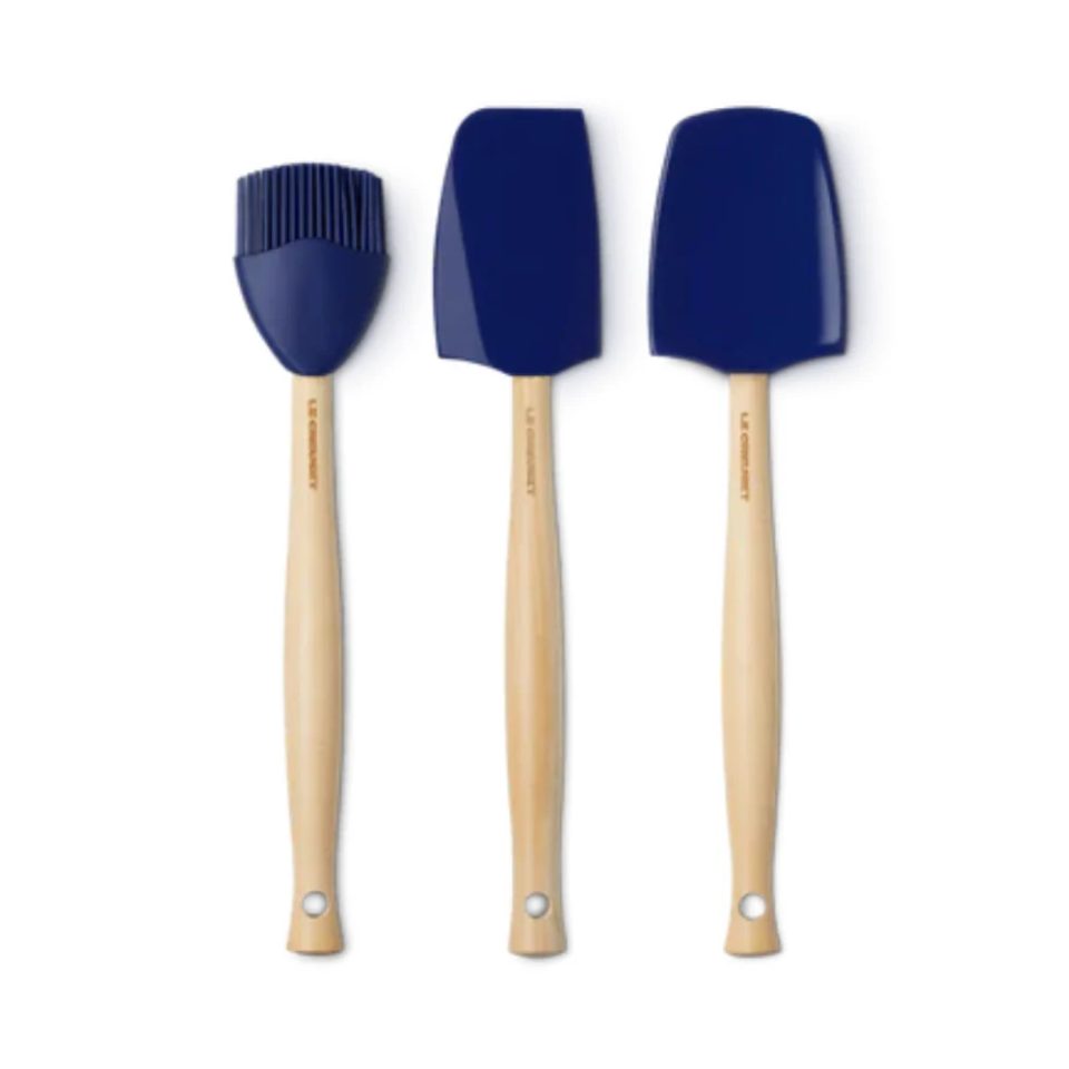 Le Creuset Premium spatels set van 3 Azure