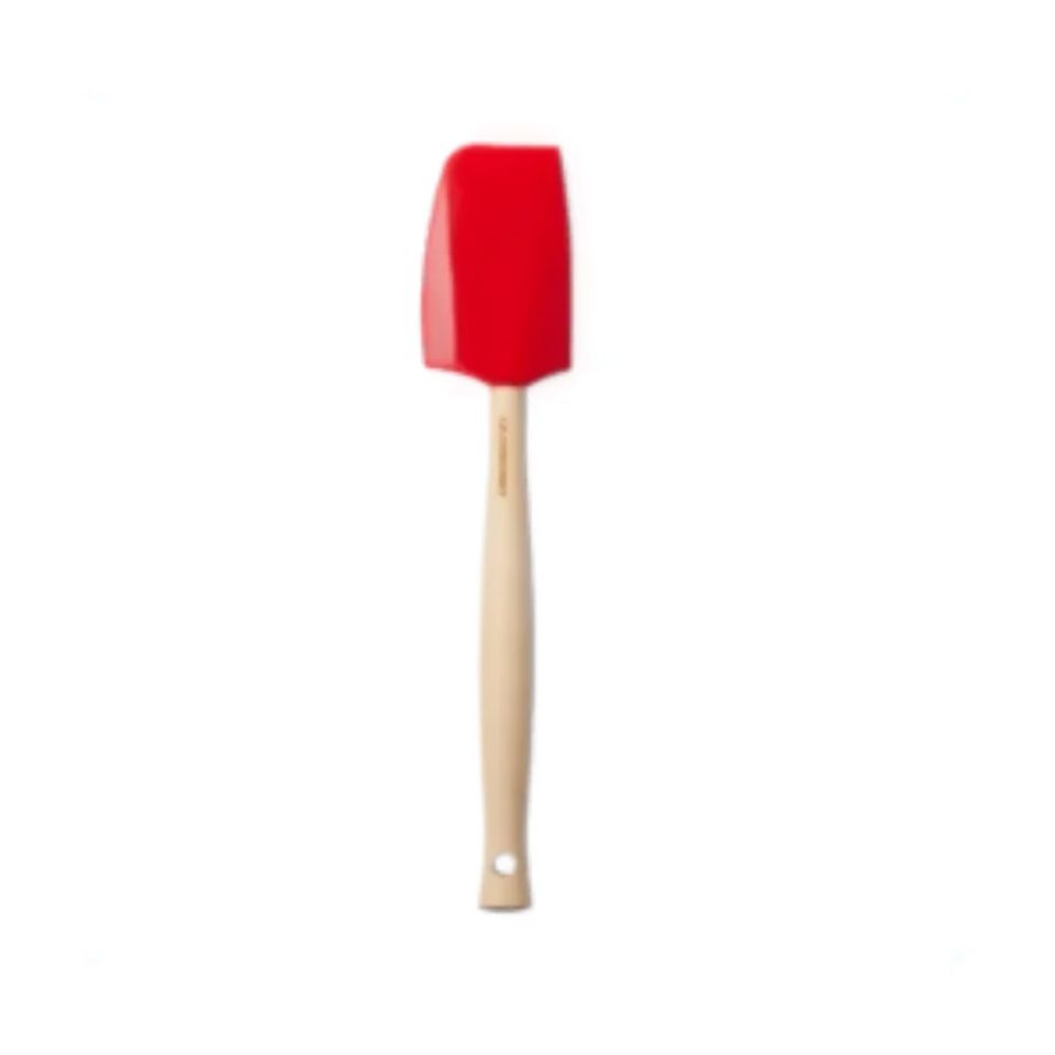 Le Creuset Silicone Premium medium spatel in Kersenrood