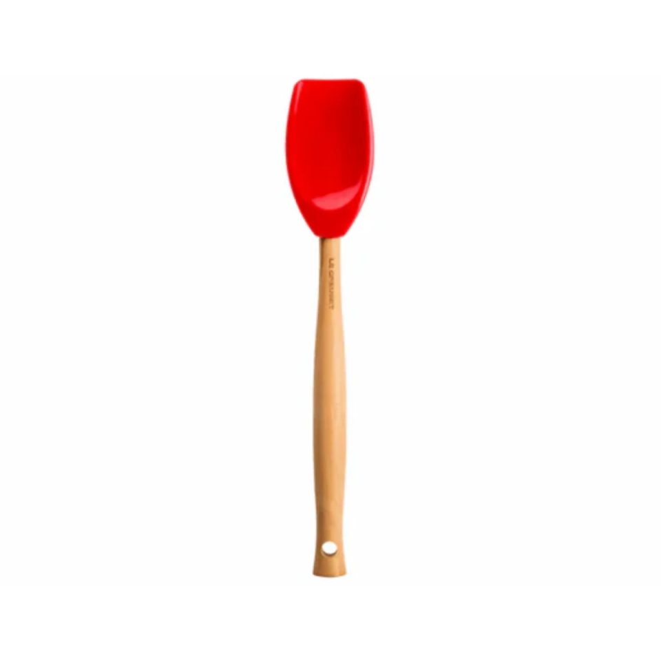 Le Creuset Silicone Premium lepelspatel in Kersenrood