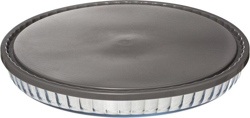 5five taartvorm Glazen met Deksel 30 cm 2,9 l