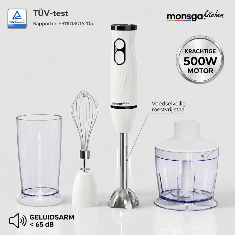 Monsga 2-in-1 StaaMixer & Garde S100 500 ml