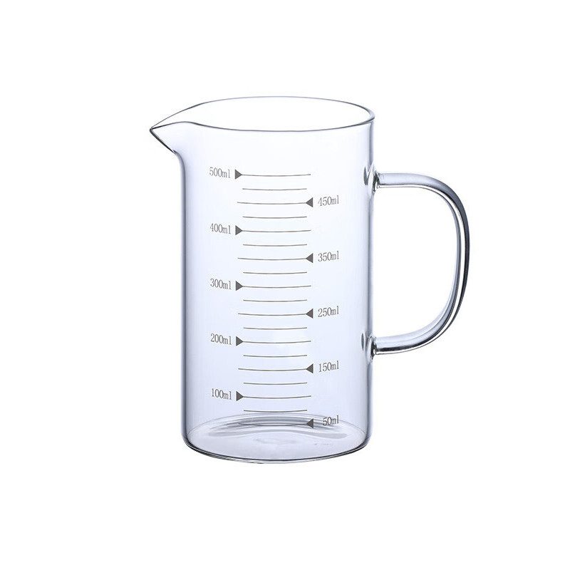 BJ Maatbeker Borosilicaatglas Keukenmeetbeker 500 ml