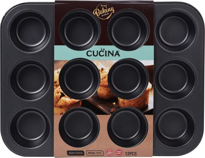 La Cucina bakvorm Muffin 35 x 26,5 x 3,5 cm