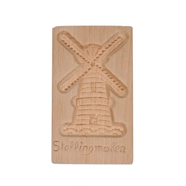 Dille & Kamille Speculaasplankje met stellingmolen, groot