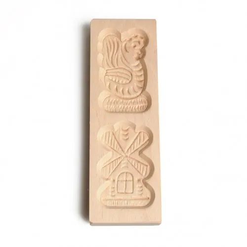Dille & Kamille Speculaasplankje met twee figuren