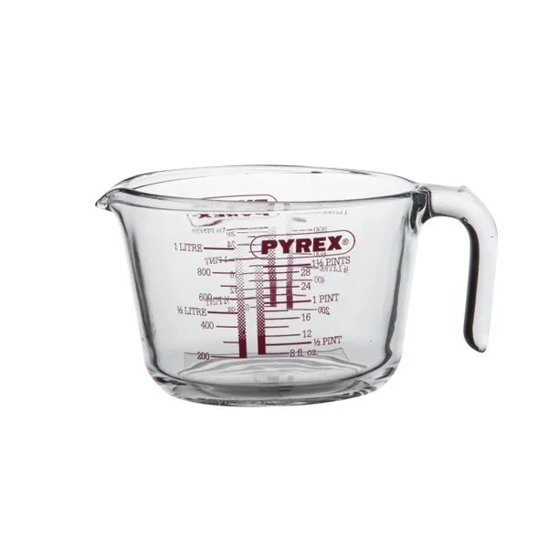 Dille & Kamille Maatbeker Pyrex, glas, 1 liter