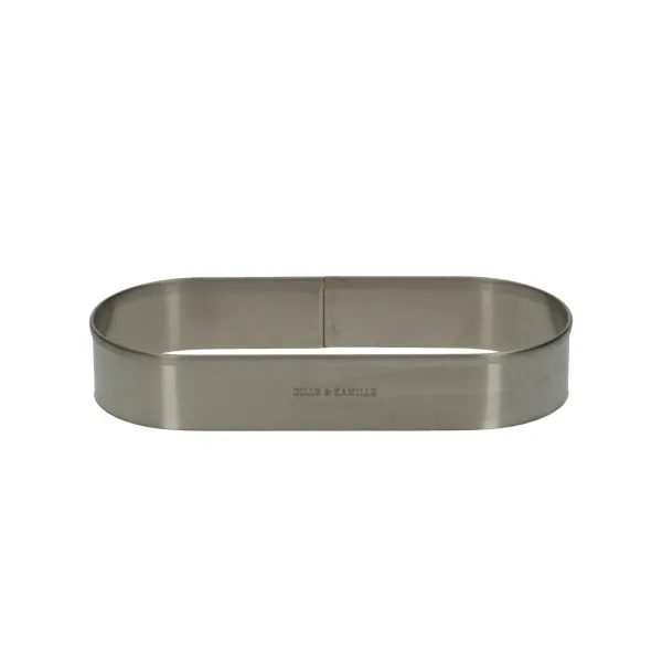Dille & Kamille Bakring voor slof, rvs, 12 x 5 cm