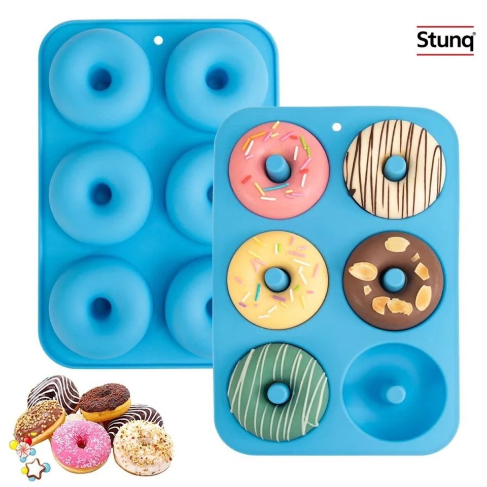 Stunq Siliconen Donutmal voor 6 Donuts